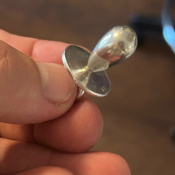 Sterling silver estate baby Binki rattle sucker pop pendant charm 1 3/8” - Picture 4 of 8